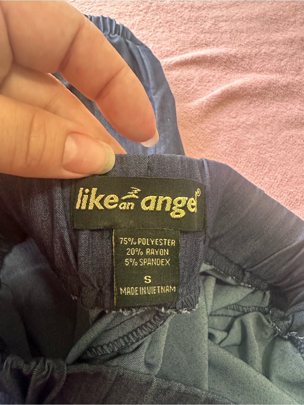 like an angel Women's Dark Navy Cargo Joggers - Picture 9 of 9